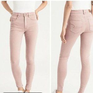 american eagle pink jeans